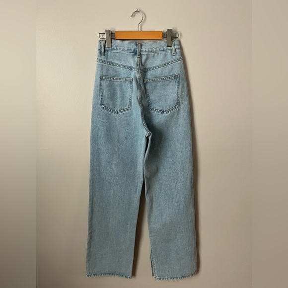 Women’s Shein High Rise Split Hem Straight Leg Jeans - Picture 3 of 11